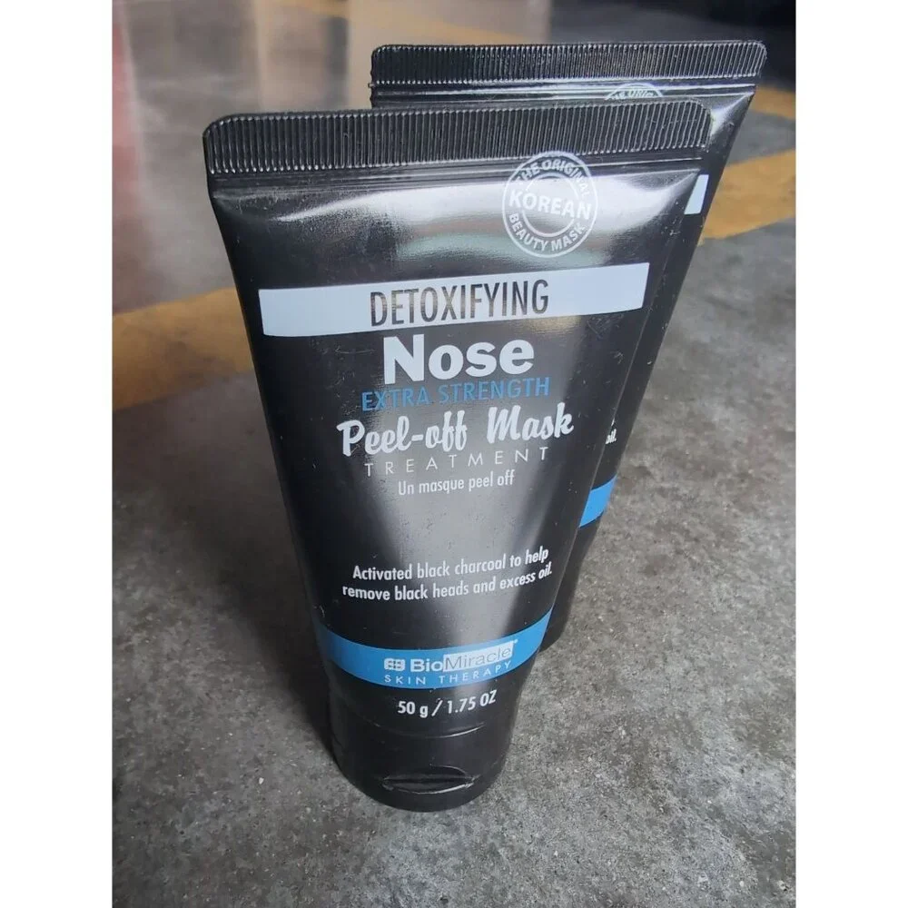 BIO MIRACLE Detoxifying Nose Extra Strength Peel Off Mask Treatment 1.75oz Tube